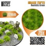Ciuffi d'Erba - Tuft 12 mm - Verde Realistico