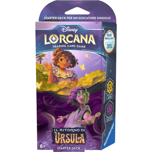 Disney Lorcana - Il Ritorno di Ursula - Starter Deck Ambra/Ametista (Italiano)