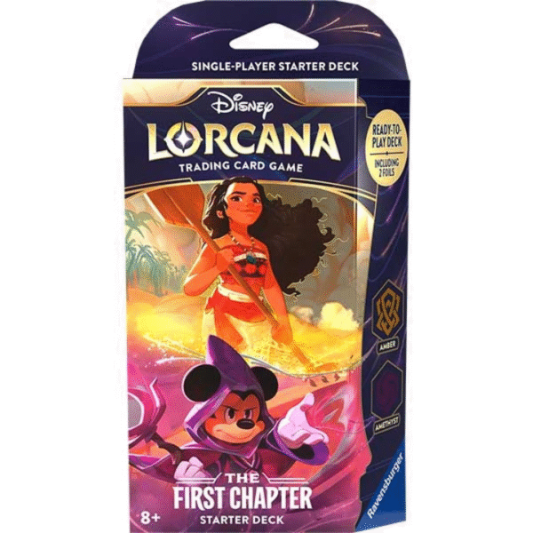 Disney Lorcana - The First Chapter - Amber/Amethyst Starter Deck (Inglese)