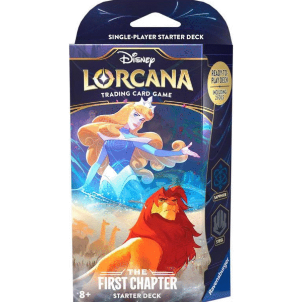 Disney Lorcana - The First Chapter - Sapphire/Steel Starter Deck (Inglese)