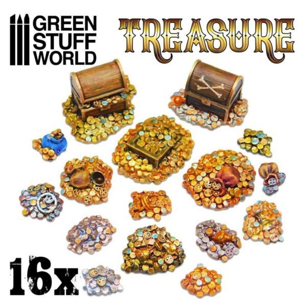 16x Tesori in Resina
