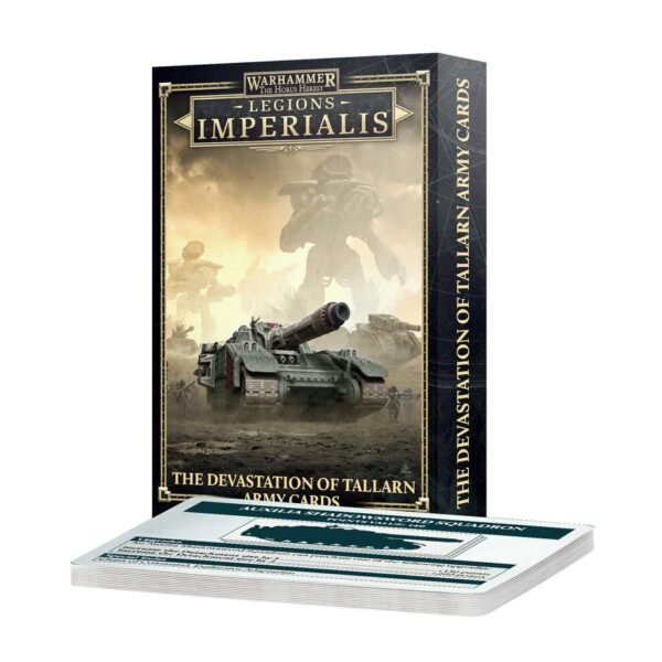 Legions Imperialis: The Devastation of Tallarn Army Cards (Inglese)