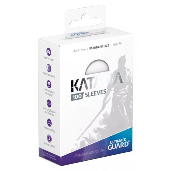 Ultimate Guard - Katana Sleeves Standard Size - Trasparente