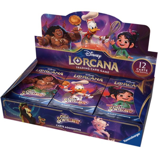 Disney Lorcana - Cieli Scintillanti - Display da 24 Buste (Italiano)