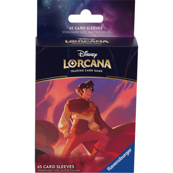 Disney Lorcana - Confezione da 65 Bustine Protettive - Aladdin