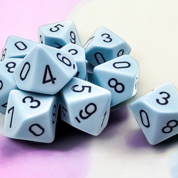 Opaque Pastel Blue/Set da 10 D10