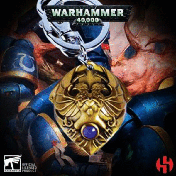 Portachiavi - Space Marine MKVII - Custodian Shoulder Plate