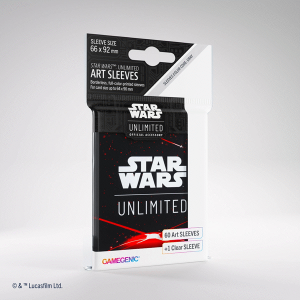 Gamegenic - Star Wars™: Unlimited - Art Sleeves - Card Back Red
