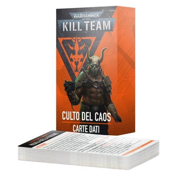 Kill Team: Culto del Caos - Carte Dati (Offerta valida fino ad esaurimento scorte)