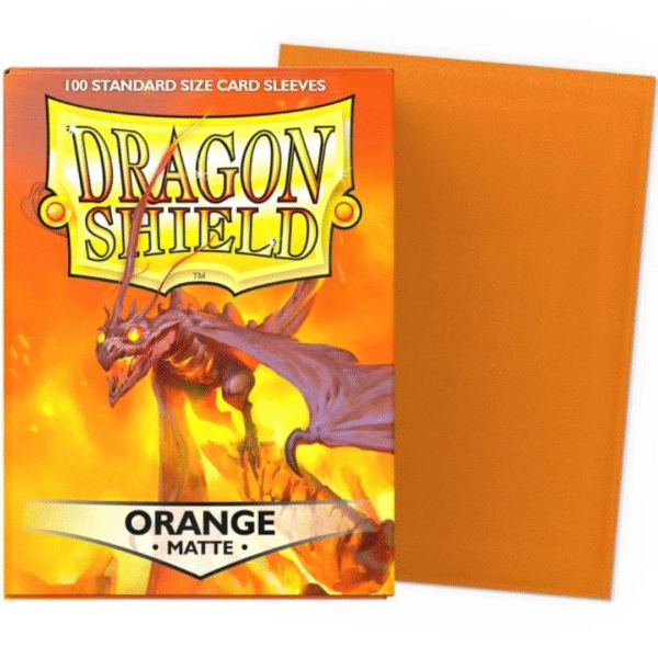 Orange - Matte Sleeves - Standard Size