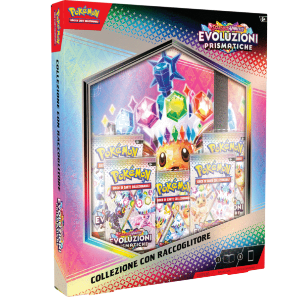 Pokémon - Evoluzioni Prismatiche - Scarlatto e Violetto 8.5 - Collezione con Raccoglitore
