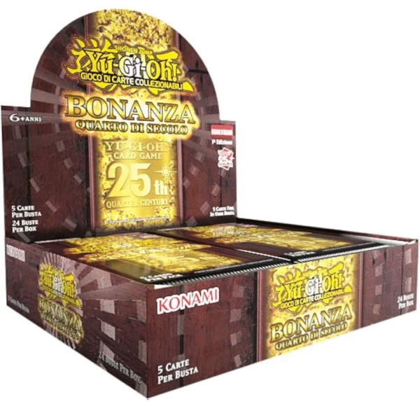 Yu-Gi-Oh! Quarter Century Bonanza (1° Edizione) - Box da 24 Buste - (Italiano)