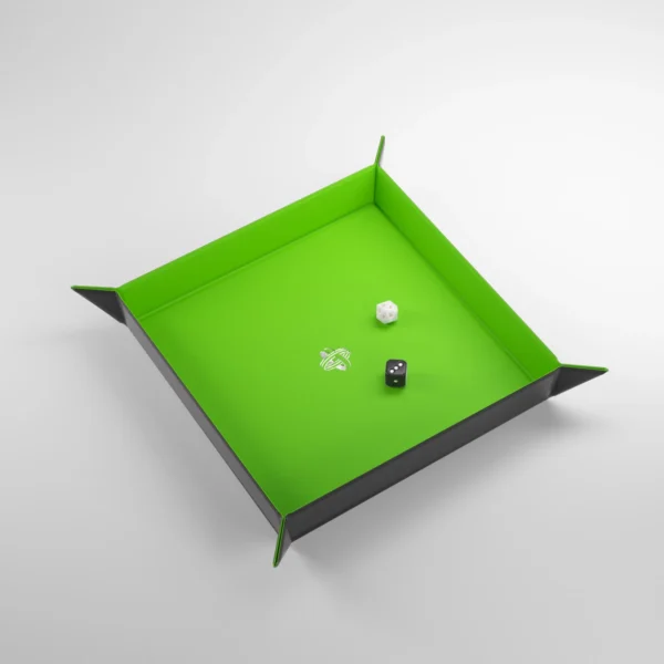 Lancia Dadi Magnetico - Nero/Verde (Quadrato)