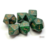 Speckled Golden Recon Polyhedral - Set da 7 Dadi Misti