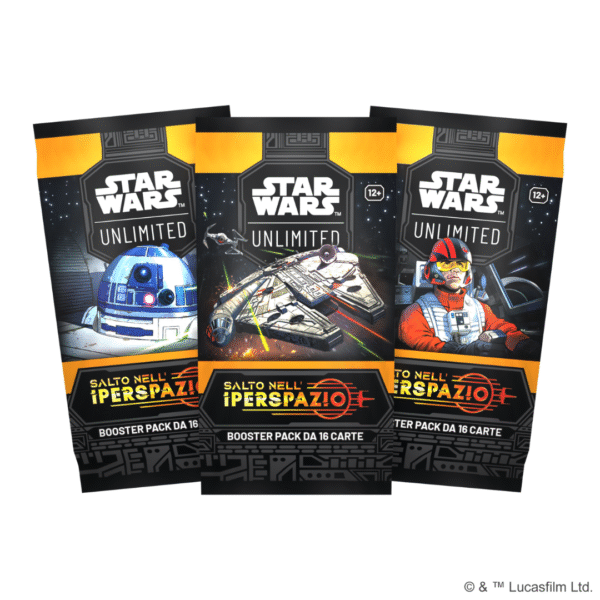Star Wars: Unlimited - Salto nell'Iperspazio - Busta Singola da 16 Carte (Italiano)