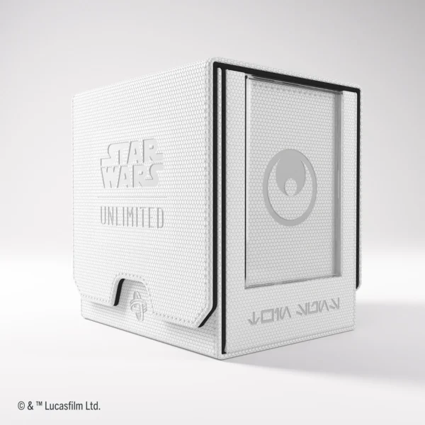 Gamegenic - Star Wars&trade;: Unlimited - Twin Suns Deck Pod - White/Black