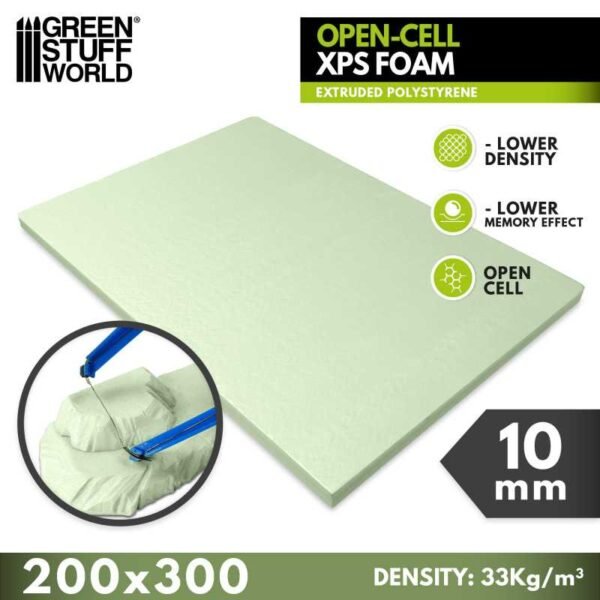 Poliestirene Estruso XPS 10 mm - Celle aperte