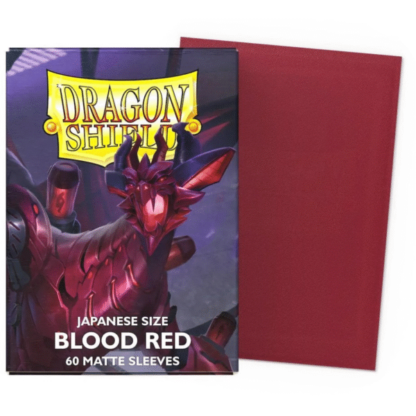 Blood Red - Matte Sleeves - Japanese Size
