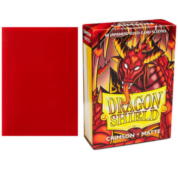 Crimson - Matte Sleeves - Japanese Size