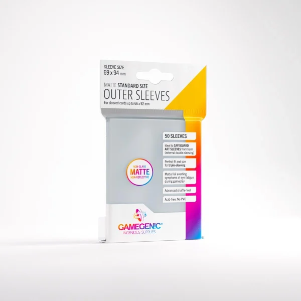 Matte Standard Size - Outer Sleeves (x50 Bustine) - Gamegenic