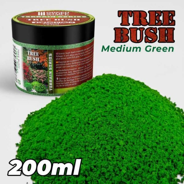 Schiuma Fine Fogliame - Verde Medio - 200 ml - L