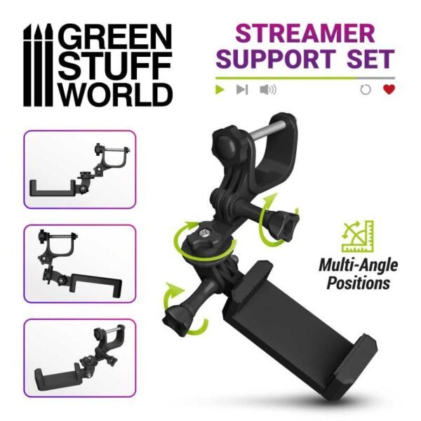 Set Supporto Staffe Streamer per lampada ad arco led