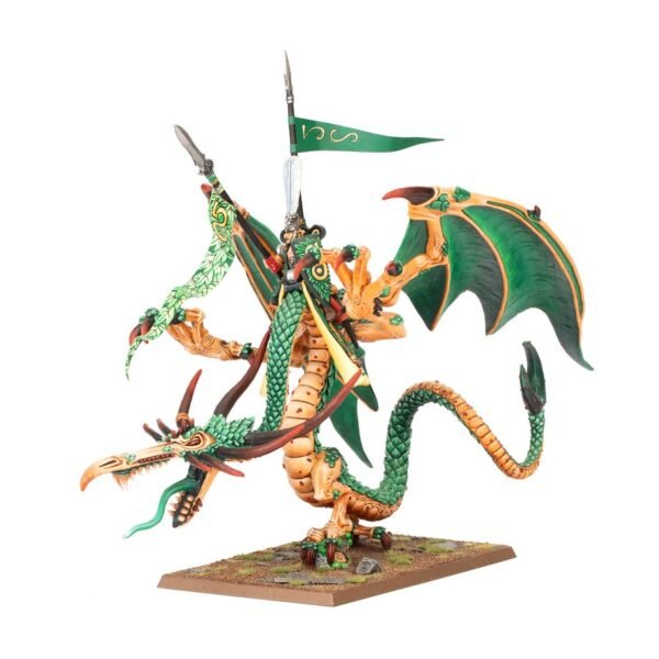 Wood Elf Noble on Forest Dragon