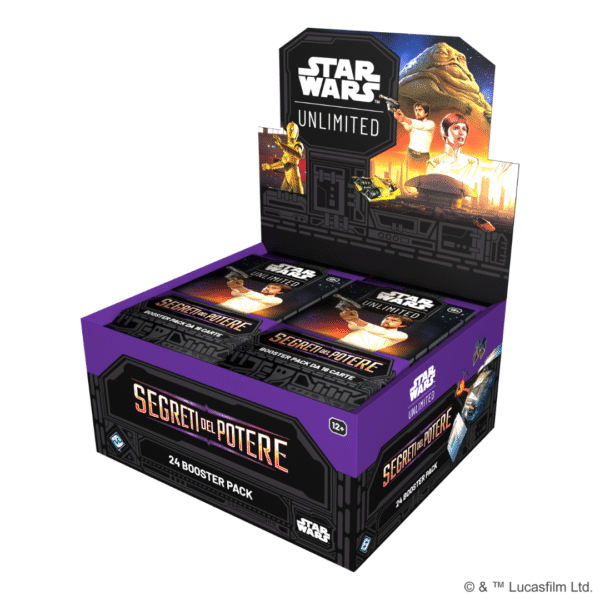 Star Wars: Unlimited - Segreti del Potere - Box da 24 Buste (Italiano)