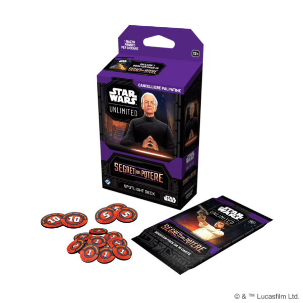 Star Wars: Unlimited - Segreti del Potere - Spotlight Deck - Palpatine (Italiano)