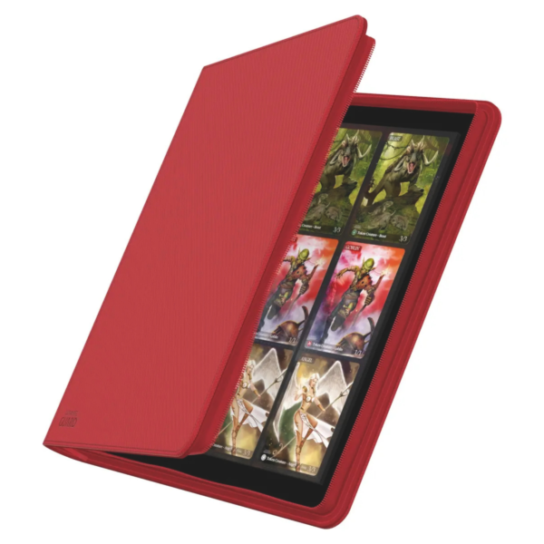 Ultimate Guard - Zipfolio Xenoskin - 480 Carte - 24 Tasche - Rosso