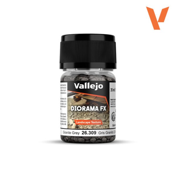 Vallejo - Granite Grey 2-5 mm - Diorama FX - 26.309 - 60 g / 2.12 oz