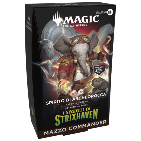 Magic: The Gathering - I Segreti di Strixhaven - Mazzo Commander - Spirito di Archeorocca (Italiano)