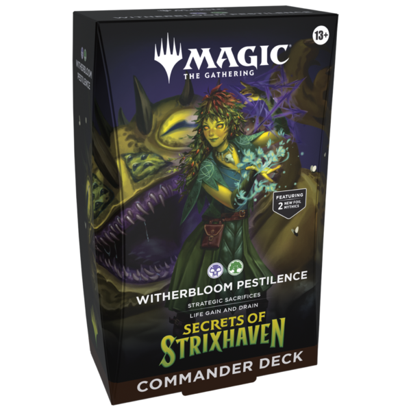 Magic: The Gathering - Secrets of Strixhaven - Commander Deck - Witherbloom Pestilence (Inglese)
