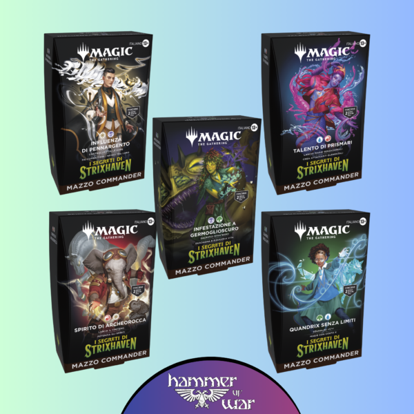 Magic: The Gathering - I Segreti di Strixhaven - Bundle Mazzi Commander (Italiano)