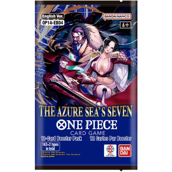 One Piece Card Game - The Azure Sea’s Seven OP-14 - Bustina da 12 Carte (Inglese)