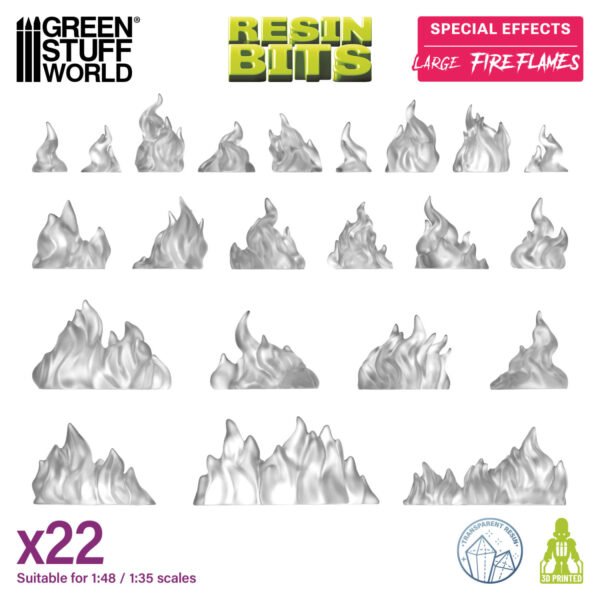 Fiamme di fuoco grandi 1:48-1:35